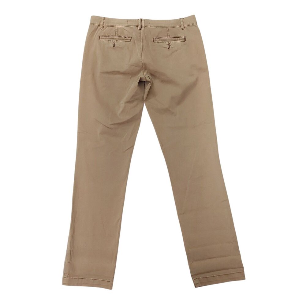 Pilcro by Anthropologie Hyphen Pants Womens 27 Tan Straight Leg Stretch Casual - Picture 6 of 12
